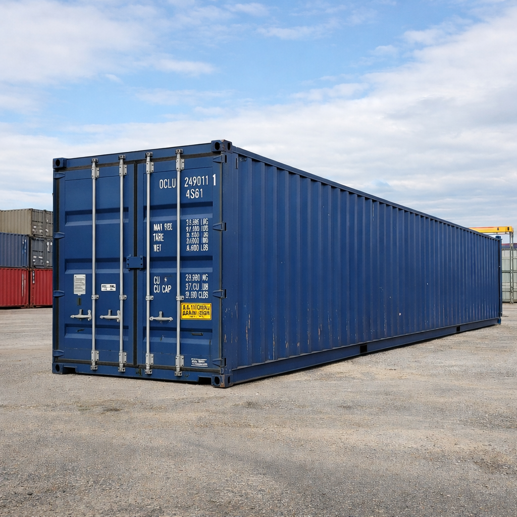 ChatGPT Image 20 janv. 2026, 15_13_28 40 Fuß High Cube Seecontainer gebraucht kaufen – HC Lagercontainer (DV) – Bild 1